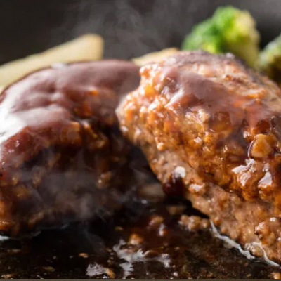 国産牛と国産豚肉使用三田屋ハンバーグステーキ