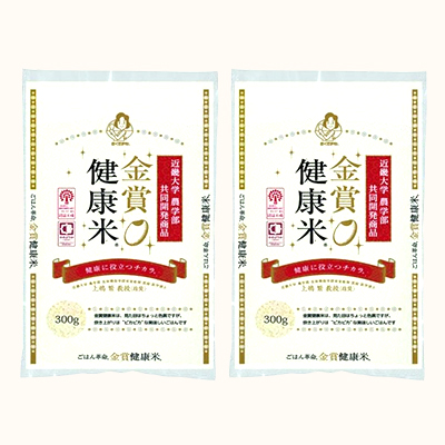 真空米 金賞健康米 北海道産ゆめぴりか（300g×2袋）